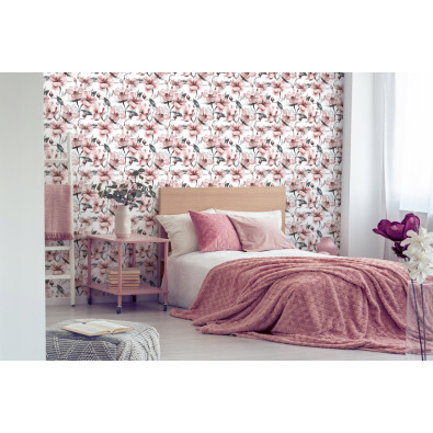 Papier peint fleurs pivoines 3D chambre à coucher papiers peints muraux