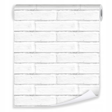 Papier peint brique blanche papier peint mural 3D effet + colle