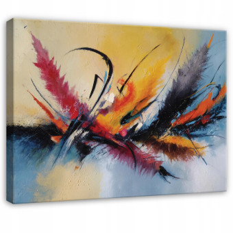 Peinture abstraite aquarelle pour chambre à coucher, salon, cuisine sur toile 60x40