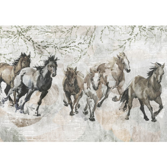 15844 - chevaux peints