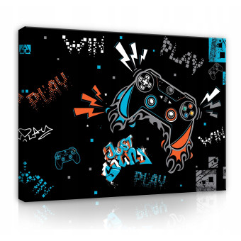 Tableau pour chambre d'enfant Joueur Jeunesse 100x70