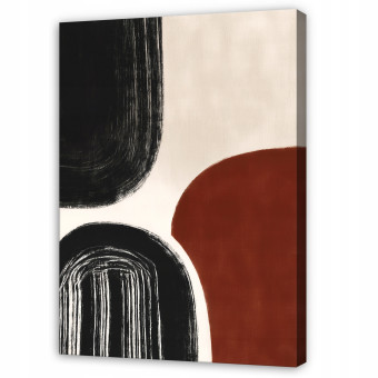 Tableau abstrait géométrique de style bohème pour la chambre ou le salon, sur toile, 40 x 30