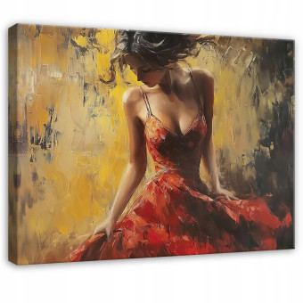 Tableau femme pop art pour chambre à coucher, salon, cuisine sur toile 120x80