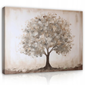 Tableau sur toile murale abstraction arbre vintage pour chambre à coucher salon 100x70