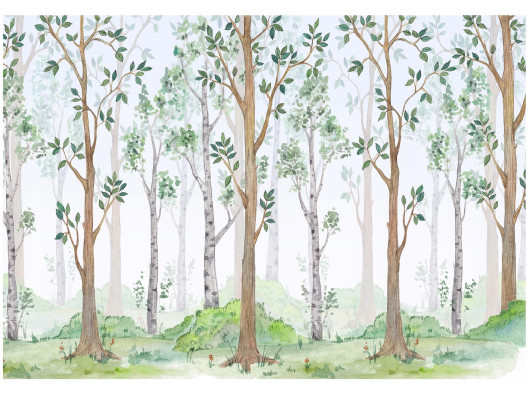 Papier peint for&ecirc;t pour enfants papier peint pour chambre d'enfant intiss&eacute; 400x280