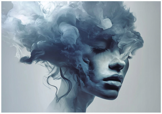 Papier peint femme visage art pour chambre &agrave; coucher salon papier peint intiss&eacute; 400x280