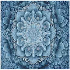 Papier peint mandala abstraction chambre salon papier peint intissé
