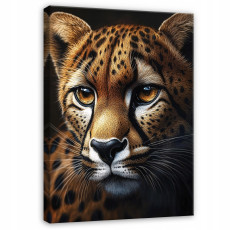 Image jaguar animaux 3D pour chambre à coucher salon cuisine sur toile 40x30