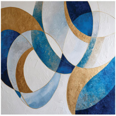 Papier peint abstrait géométrique chambre salon papier peint intissé 250x175