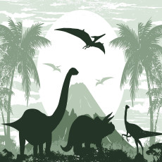 13731 - dinosaures verts