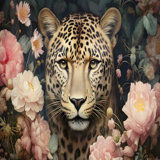15009 - fleurs de jaguar