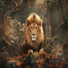 15022 - animaux chats lion