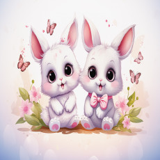 15215 - pour les petits lapins papillons