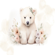 15218 - petit ours polaire pour enfants
