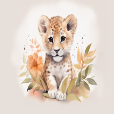 15226 - petit lion pour enfants