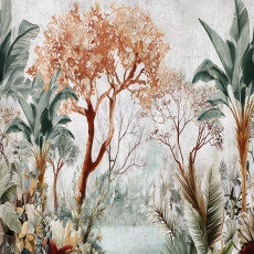 15323 - feuilles jungle texturées
