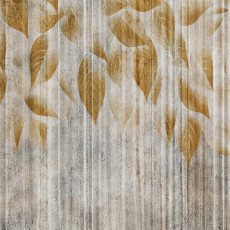 Papier peint photo feuilles sur béton beige bohème pour chambre à coucher salon papier peint