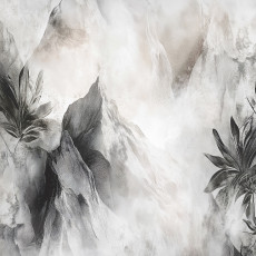 Papier peint fleurs béton sur intissé pour chambre à coucher salon papier peint