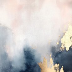 Papier peint abstrait doré et gris pour chambre ou salon, papier peint intissé, 150 x 105