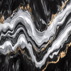 Papier peint marbre noir et doré chambre à coucher salon papier peint intissé