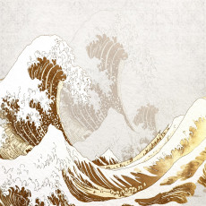 Papier peint photo « La grande vague de Kanagawa » chambre à coucher salon papier peint intissé