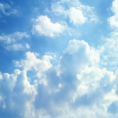 Papier peint ciel nuages nature chambre salon papier peint intissé