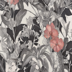 Papier peint photo fleurs feuilles vintage chambre salon papier peint intissé