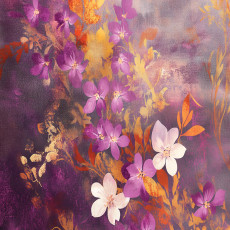 Papier peint photo fleurs roses dorées chambre à coucher salon papier peint intissé