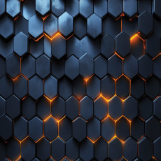 Papier peint pour chambre d'enfant garçon 3D hexagones papier peint pour chambre d'enfant