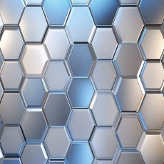 Papier peint pour enfants garçons hexagones 3D papier peint pour chambre d'enfant