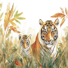 Papier peint pour enfants tigre animaux papier peint pour chambre d'enfant