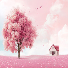 Papier peint pour enfants filles arbre papier peint pour chambre d'enfant