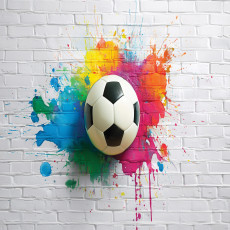 Papier peint pour enfants football graffiti papier peint pour chambre d'enfant