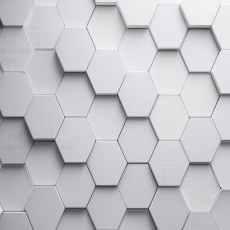 Papier peint pour enfants hexagones 3D gaming papier peint gris pour enfants