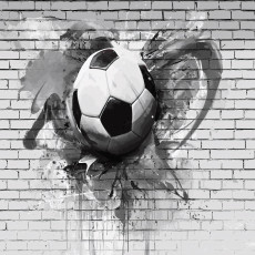 Papier peint pour enfants football 3D papier peint pour enfants intissé