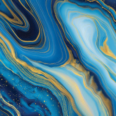 Papier peint marbre bleu doré chambre salon papier peint intissé