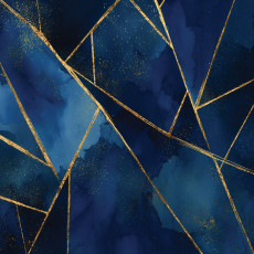 Papier peint marbre bleu doré chambre salon papier peint intissé