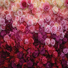 Papier peint photo roses fleurs nature chambre salon papier peint intissé