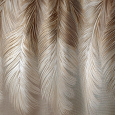 Papier peint photo plumes beige, style bohème et marron, pour chambre ou salon, papier peint intissé, 150 x 105