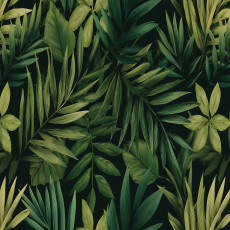 Papier peint photo feuilles jungle nature chambre salon papier peint intissé