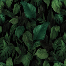 Papier peint photo feuilles nature vert chambre à coucher salon papier peint intissé