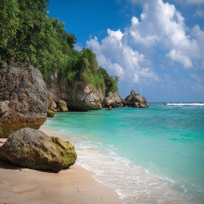 Papier peint photo plage océan paysage chambre salon papier peint intissé