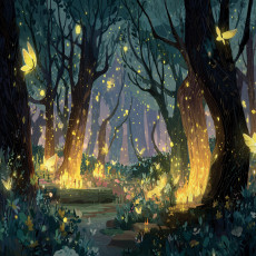 Papier peint pour enfants filles forêt enchantée papier peint pour enfants