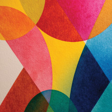 Papier peint abstrait Art déco pour chambre à coucher et salon, papier peint intissé 150 x 105
