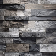 Papier peint imitation brique pour chambre ou salon, papier peint intissé, 150 x 105 cm