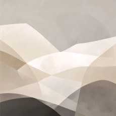 Papier peint abstrait beige bohème pour chambre ou salon, papier peint intissé 150 x 105