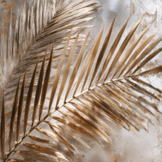 Papier peint feuilles béton doré chambre salon papier peint intissé