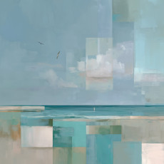 Papier peint photo plage abstraction mer chambre salon papier peint intissé