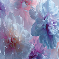 Papier peint fleurs pivoines nature chambre salon papier peint intissé