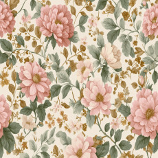Papier peint photo fleurs feuilles vintage chambre salon papier peint intissé